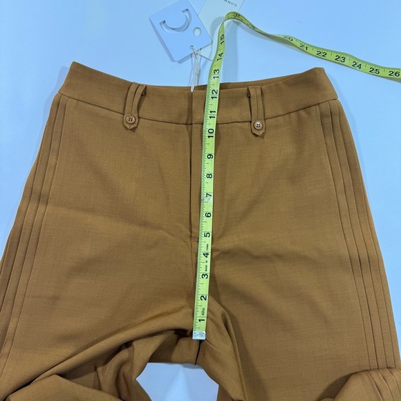 New Commense Side Pleated Wide-Leg Pants Rust Brown - Picture 5 of 8